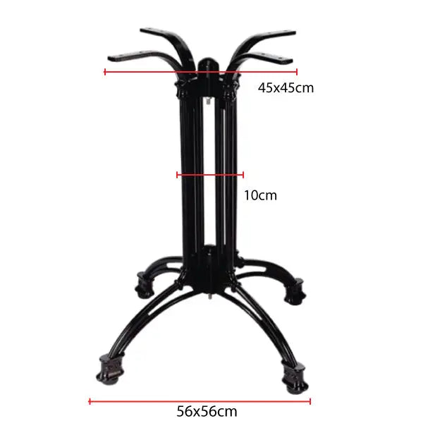 Jilphar Furniture Cast Iron Table Base JP3006-GCC Home Center