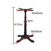 Jilphar Furniture Cast Iron Table Base JP3015-GCC Home Center