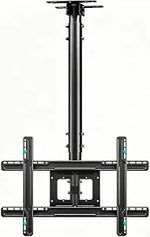 Load image into Gallery viewer, Ceiling TV Mount for 32-75 inch LCD LED 4K TVs, Flat or Curved TVs up to 150 lbs Full Motion TV Bracket with Swivel, Tilt, Max VESA 600x400mm