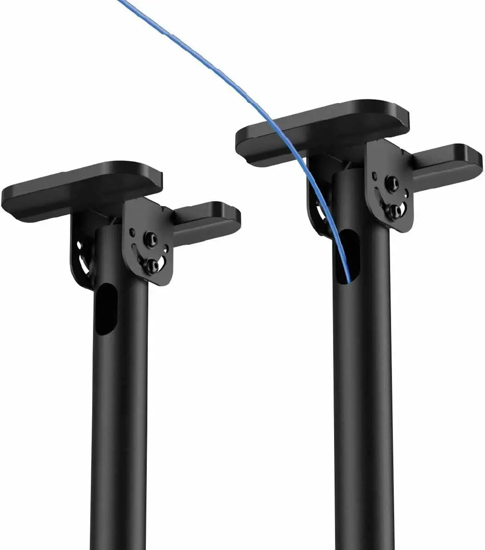 Ceiling TV Mount for 60"–100" TVs, Heavy-Duty Double Rod Ceiling TV Stand, Height Adjustable, Supports up to 120kg, Max VESA 1000x600mm