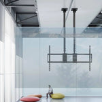 Load image into Gallery viewer, Ceiling TV Mount for 60"–100" TVs, Heavy-Duty Double Rod Ceiling TV Stand, Height Adjustable, Supports up to 120kg, Max VESA 1000x600mm