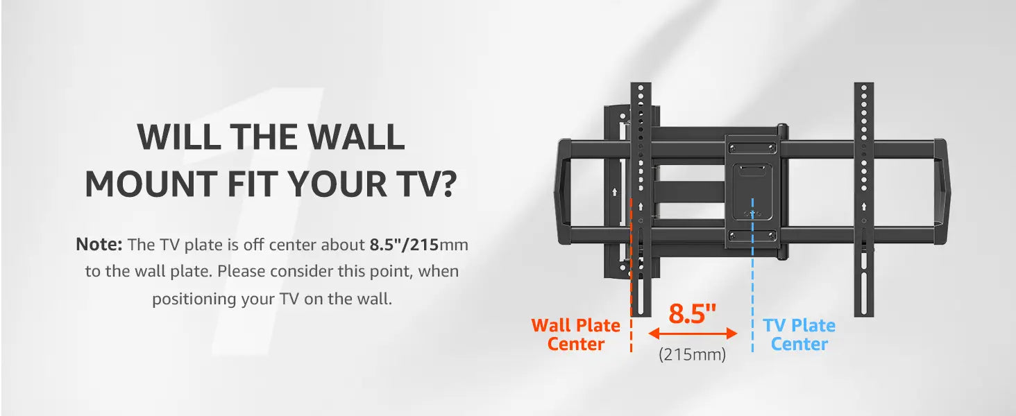 Single Stud TV mount