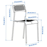 Load image into Gallery viewer, Chair – White | Stackable &amp; Lightweight