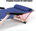Load image into Gallery viewer, Chaise Lounge Outdoor Portable Folding Patio Recliner Chair adjustable Backrest with Suede Mat