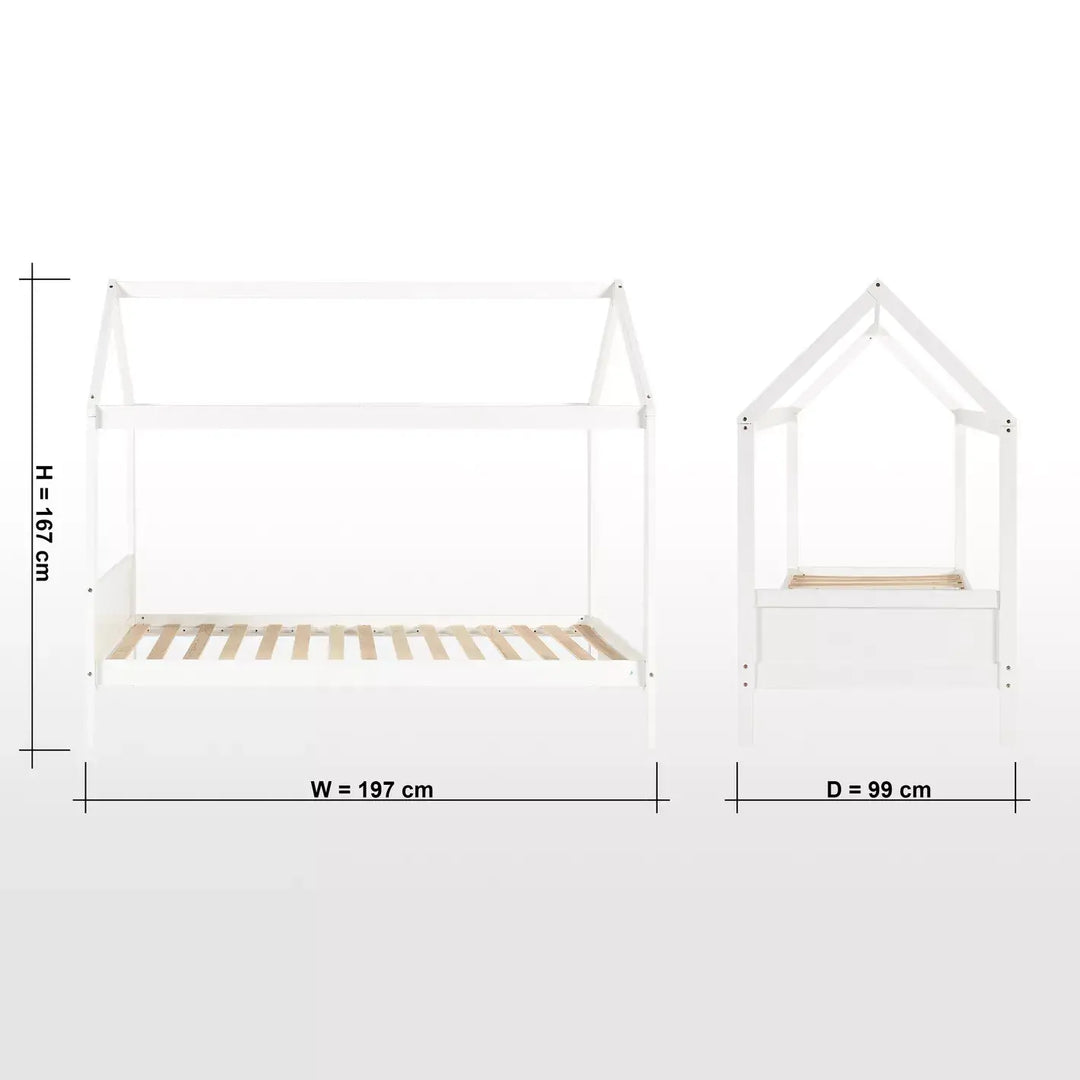Charming Hut Shape Kids house bed 90x190 cm-GCC Home Center