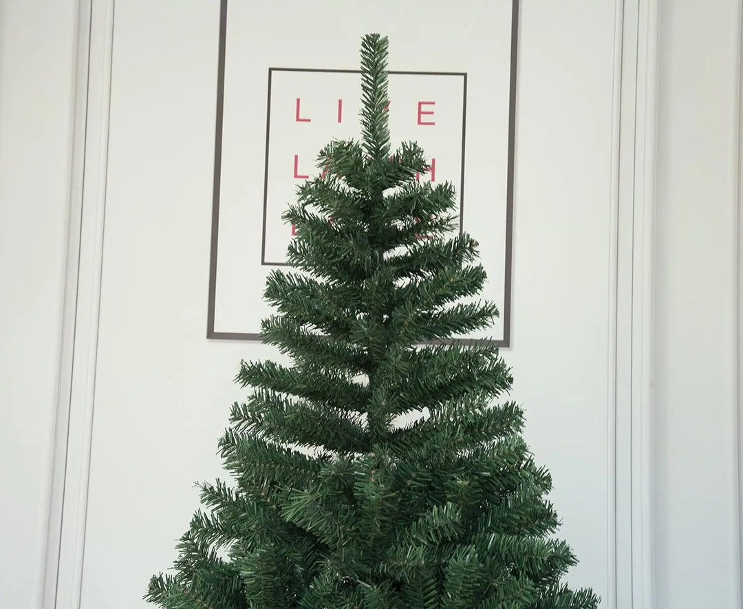 Christmas tree 6ft green 1200 Tips office home Indoor Outdoor party decoration artificial tree with metal stand Christmas and New Year Celebration