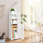 Load image into Gallery viewer, CITLOW Bathroom Waterproof Cabinet,White Floor Standing Storage Cabinet Home StorageFurniture Shelf,Suitable for Toilet Bedroom Kitchen Living Room,75x22x20cm