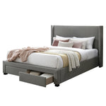 Load image into Gallery viewer, Clara King Bed – Grey