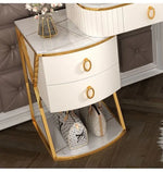 Load image into Gallery viewer, Classic Advanced Solid Wood Dressing Table, Bedroom Makeup Table, with Smart Mirror, Side Table and Chair-GCC Home Center