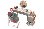 Load image into Gallery viewer, Classic Advanced Solid Wood Dressing Table, Bedroom Makeup Table, with Smart Mirror, Side Table and Chair-GCC Home Center