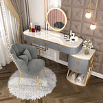 Load image into Gallery viewer, Classic Advanced Solid Wood Dressing Table, Bedroom Makeup Table, with Smart Mirror, Side Table and Chair-GCC Home Center