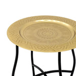 Load image into Gallery viewer, Classic Metal Moroccan End Table – 40x40x45 cm