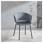 Load image into Gallery viewer, Jilphar Furniture Classical Polypropylene with Metal Leg Dining Chair JP1337-GCC Home Center