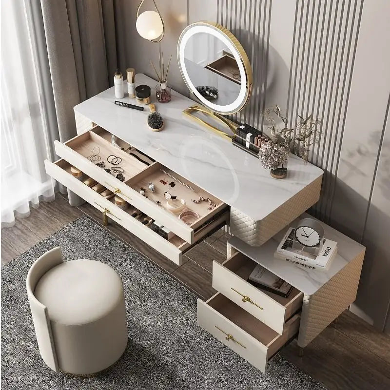 Classy Dressing Table, with Makeup Mirror, 100cm.-GCC Home Center