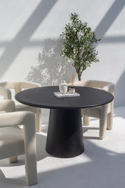 Clio Black Concrete Dining Table-GCC Home Center