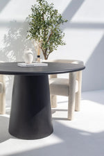 Load image into Gallery viewer, Clio Black Concrete Dining Table-GCC Home Center