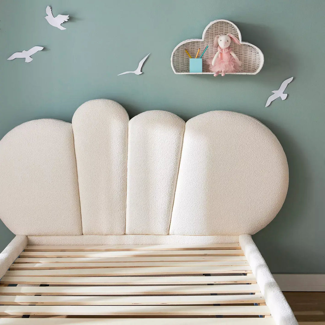 Cloudy Single Bed For Kids - 120x200 cm-GCC Home Center