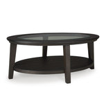 Load image into Gallery viewer, Cocktail Coffee Table - Traditional Glass Inset Coffee Table