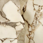 Load image into Gallery viewer, Coffee &amp; Side Table Set – Faux Marble &amp; Bronze Brushed Stainless Steel