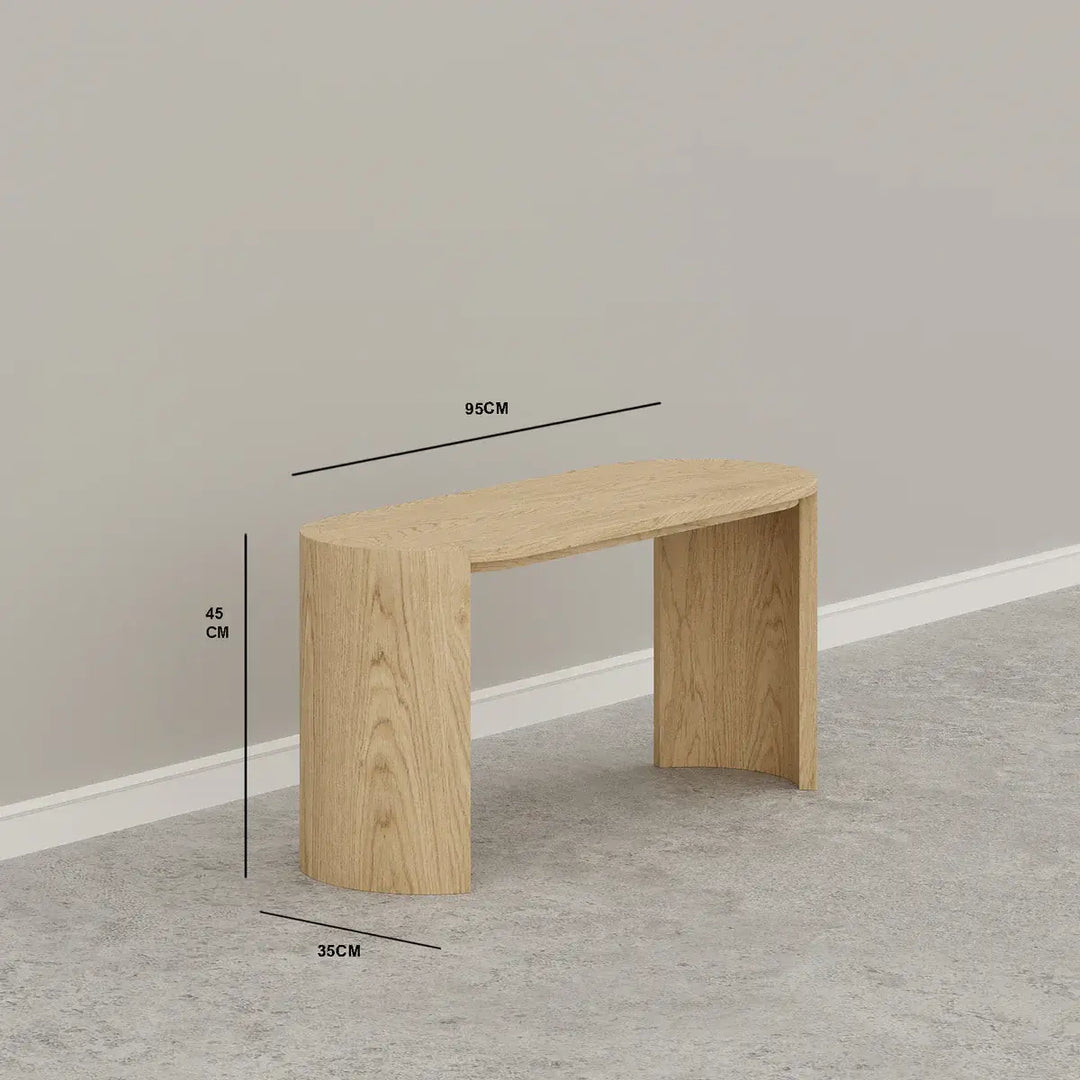Coffee Table – 95 x 35 CM | Modern Oak Veneer Design