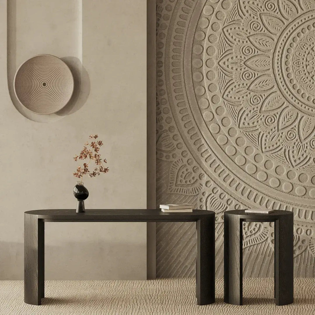 Coffee Table – 95 x 35 CM | Modern Oak Veneer Design