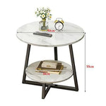 Load image into Gallery viewer, Coffee Table, Bedside End Table, Lamp Table for Living Room Bedroom - White &amp; Gold-GCC Home Center