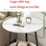 Load image into Gallery viewer, Coffee Table, Bedside End Table, Lamp Table for Living Room Bedroom - White &amp; Gold-GCC Home Center