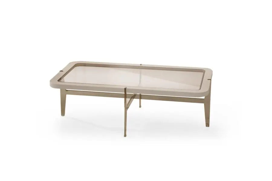Coffee Table Cream - Glass Top