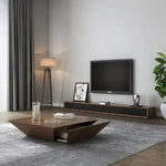 Load image into Gallery viewer, Coffee Table – Modern Square Design with Side Drawer (100 x 100 x 38 CM)