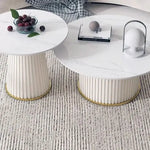 Load image into Gallery viewer, Coffee Table Set (White | 70 cm &amp; 50 cm)