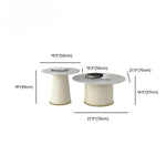 Load image into Gallery viewer, Coffee Table Set (White | 70 cm &amp; 50 cm)