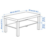 Load image into Gallery viewer, Coffee Table, White Stained Oak Effect, 90×55 cm