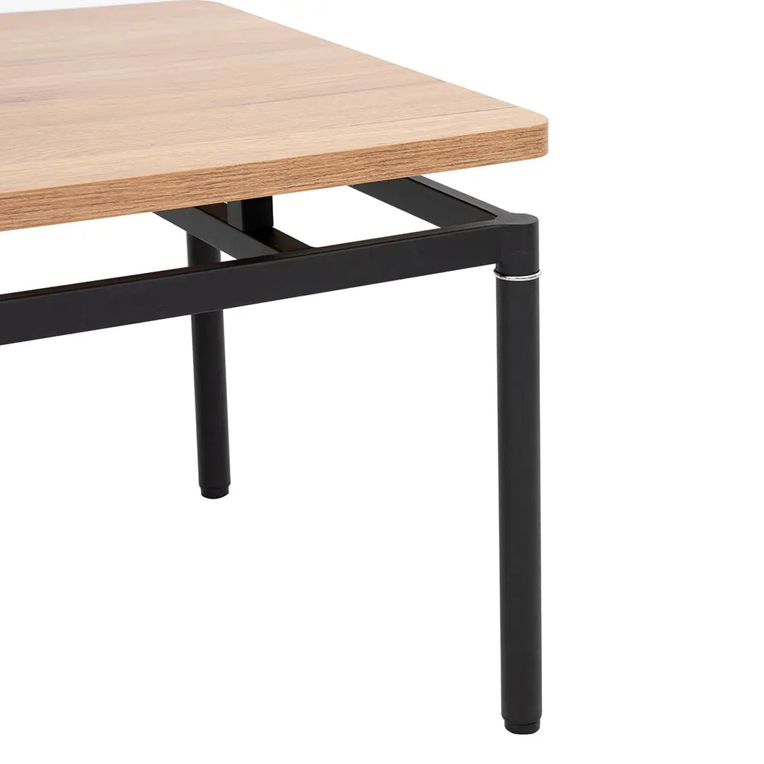 Coffee Table with Engineered Wood Top and Metal Frame