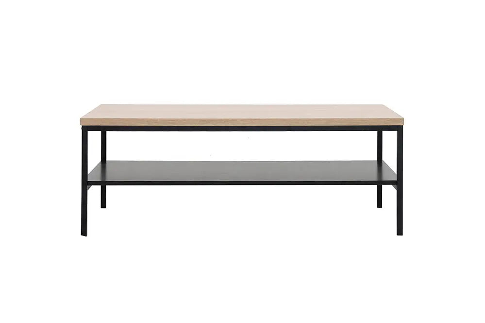 Coffee Table with Engineered Wood Top and Metal Frame