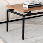 Load image into Gallery viewer, Coffee Table with Engineered Wood Top and Metal Frame