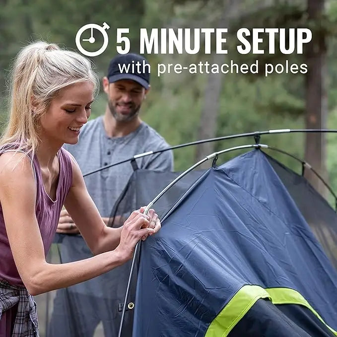 Coleman 4-Person Dark Room Skydome Camping Tent