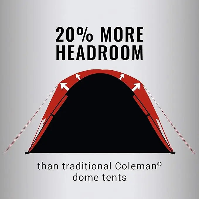 Coleman 4-Person Dark Room Skydome Camping Tent