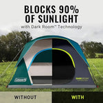 Load image into Gallery viewer, Coleman 4-Person Dark Room Skydome Camping Tent