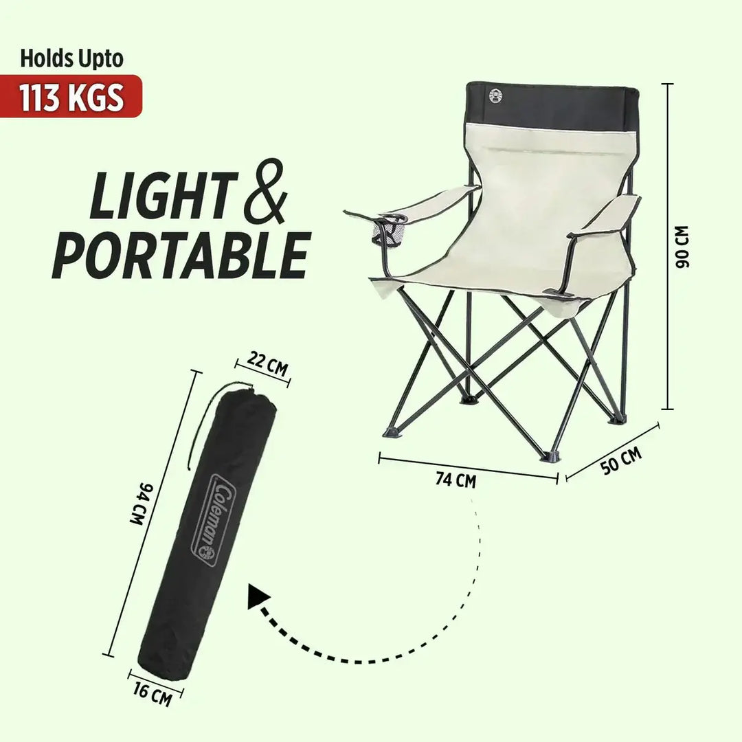 Coleman Standard Quad Chair - Grey