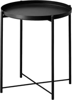 Load image into Gallery viewer, Arabian Mall Metal Small Round Coffee Table for Living Room and Bedroom (Black)