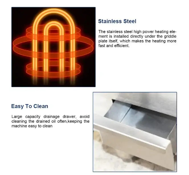 Commercial 2-Burner Gas Steak Grill – Heavy-Duty Restaurant Grilling Equipment