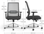 Load image into Gallery viewer, Staples 24328573 Marrett Mesh and Fabric Task Chair Black (53249)