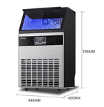 Load image into Gallery viewer, Commercial Ice Maker High Efficiency Commercial Ice Cube Makers Making Machine 80Kg/24Hrs Portable Ice Maker