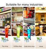 Load image into Gallery viewer, Commercial Ice Maker Machine, Intelligent Cubes Ice Maker, 40kg of Ice Per 24 hours, LED Display, 32 Cubes Per 15 Min, Ideal for Tea Shop, Coffee Shop, Cold Drink Shop, Hotel HZB-40F/A Black