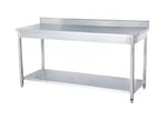 Load image into Gallery viewer, Commercial Stainless Steel Work Table – Heavy-Duty Kitchen Prep Station