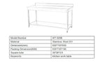 Load image into Gallery viewer, Commercial Stainless Steel Work Table – Heavy-Duty Kitchen Prep Station