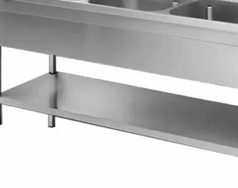 Commercial Triple Bowl Stainless Steel Sink with Undershelf – Heavy-Duty Kitchen Wash Station