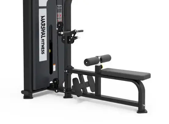 Compact 2-in-1 Lat Pull & Seated Row Machine - Build Strength and Tone Muscles