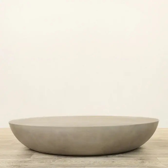 Concrete Coffee Table in Dark Grey & Ivory