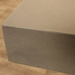 Load image into Gallery viewer, Concrete &amp; Stainless Steel Dining Table - Dark Grey